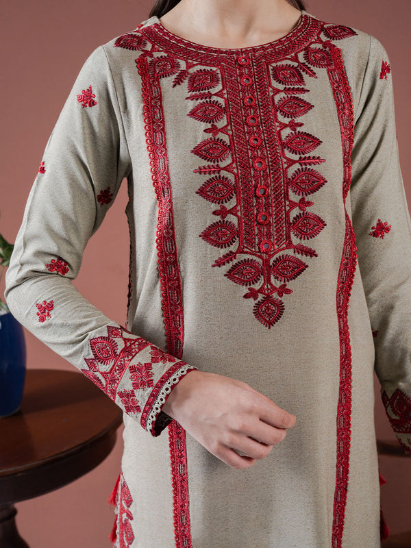 🔥 Winter 2K25 Collection by Asim Jofa 🔥Premium Dhanak Embroidered-3-Piece Suit AB