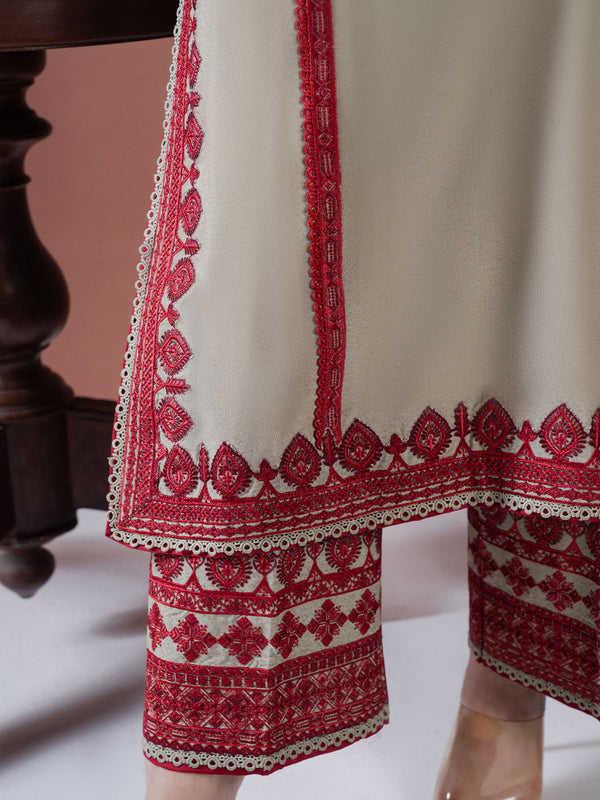 🔥 Winter 2K25 Collection by Asim Jofa 🔥Premium Dhanak Embroidered-3-Piece Suit AB