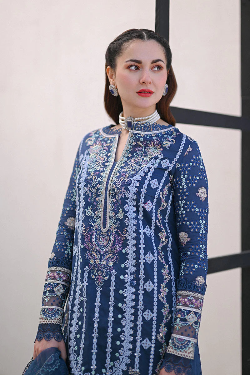 QALAMKAR BY SAHIL – LUXURY  Full Net (Premium Quality) 3 Pcs Unstitched AB