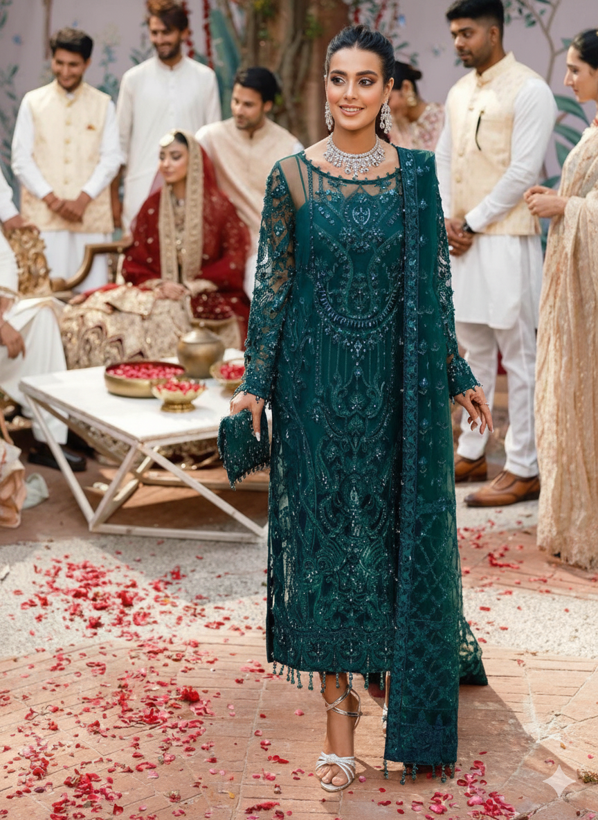 Kanwal Malik’s Organza Embroidered Luxury Unstitched 3-Piece Suit MR