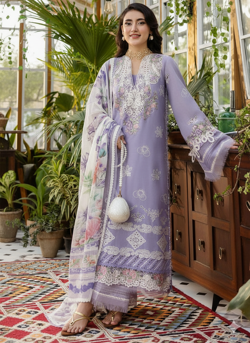 Winter 2025 Hot Collection by Elaf Elegant-3-Piece Suit AB