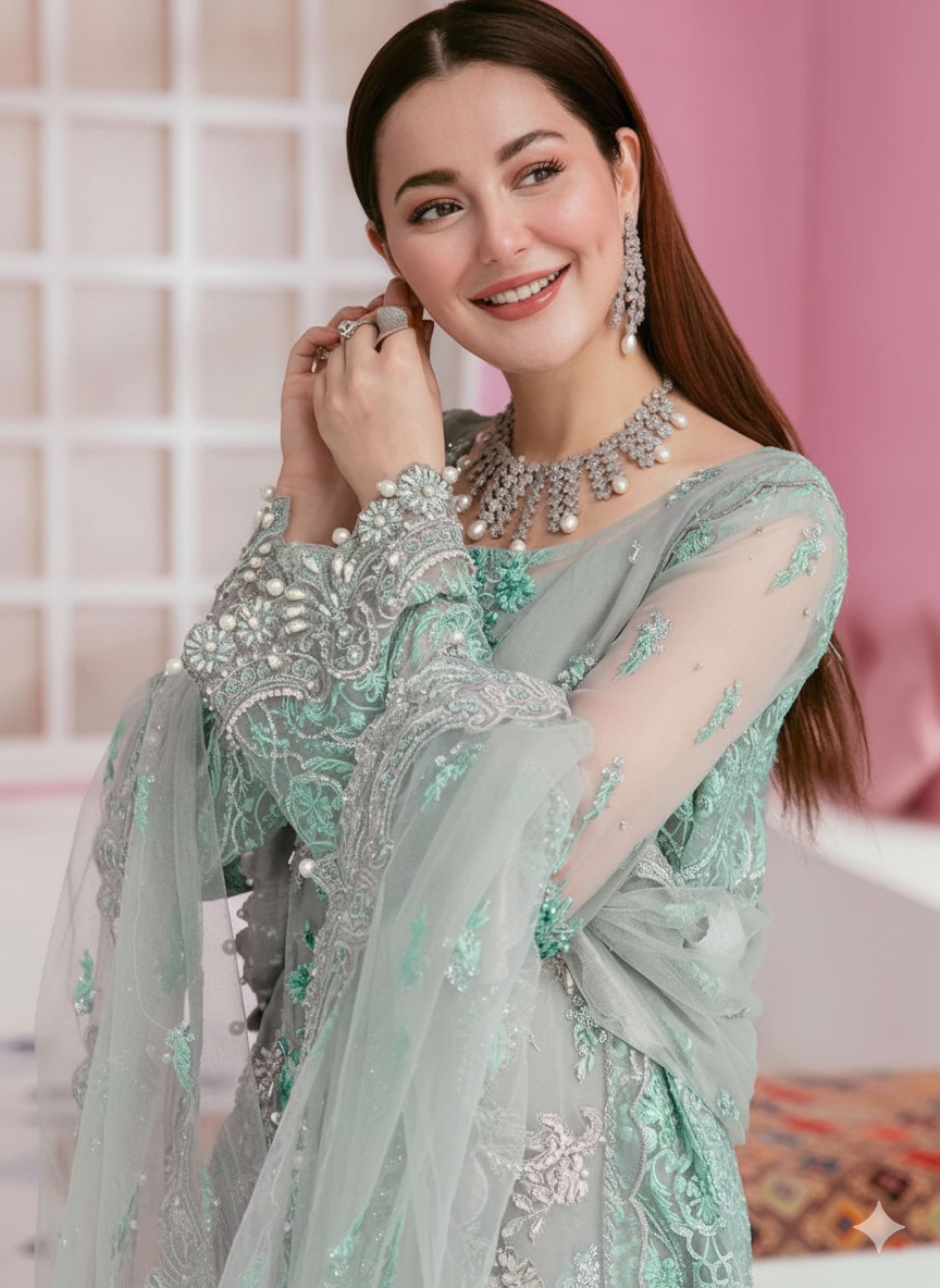 ELAF – Organza Embroidered & Handworked 3PC MR
