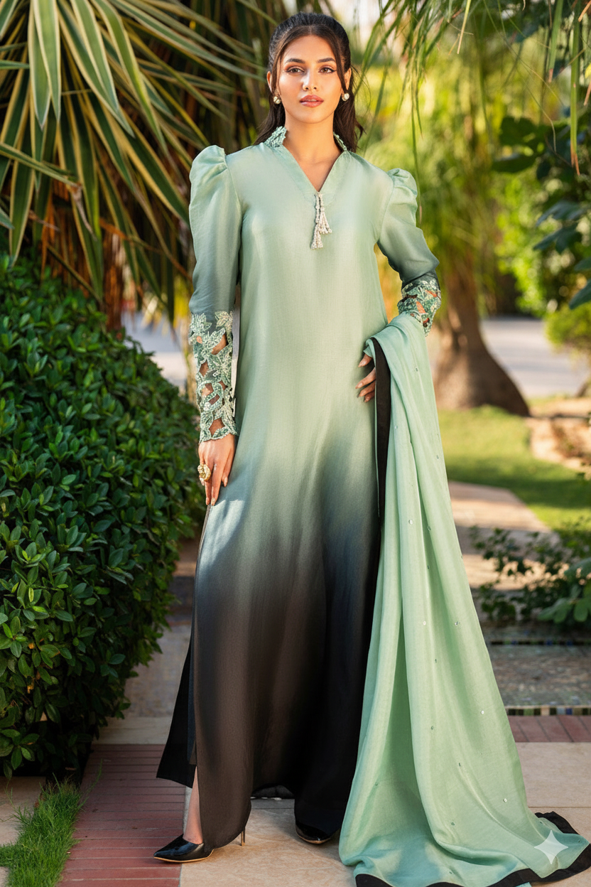 Shamooz Silk Printed Unstitched 3PC Suit – Premium Quality Collection 2025 MR