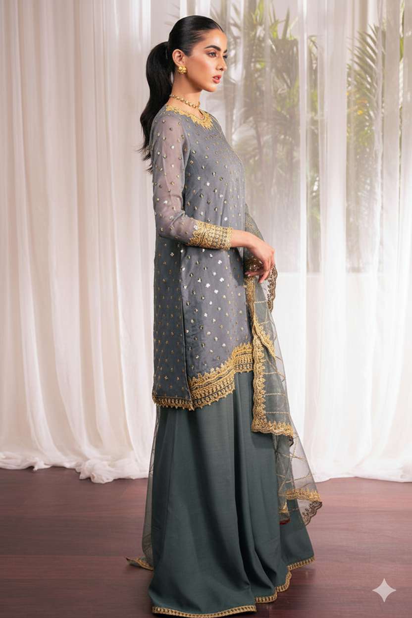 ❄☀ Winter 2025 Hot Collection on Dhanak ☀❄ Premium-3-Piece Suit High-Quality Dhanak AB