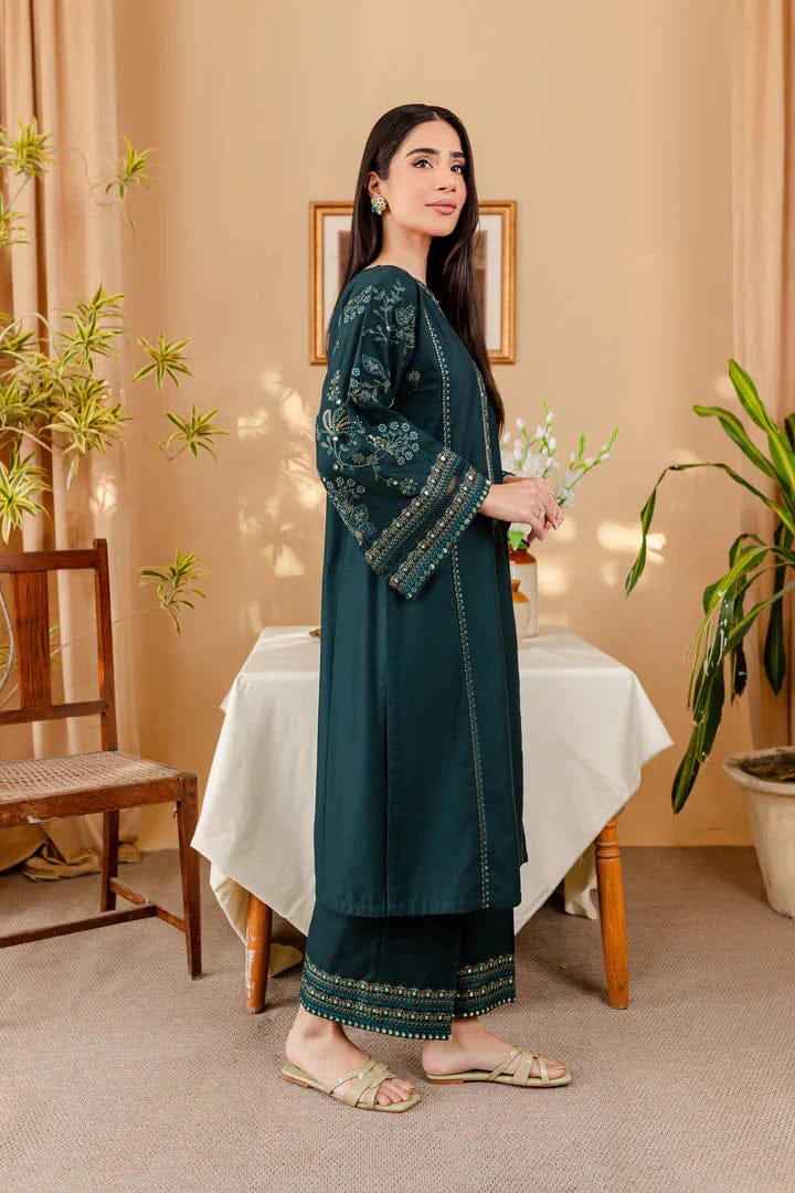 ✨DHANAK COLLECTION 2025/2026 ✨ Premium Air-Jet Dhanak 2-Piece Unstitched Embroidered Suit  FBL