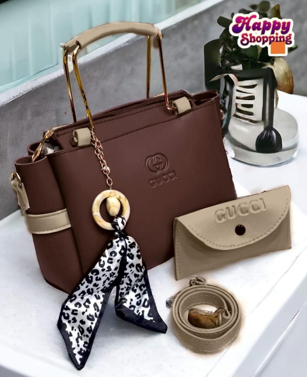 ๐ Product Title:  Women's Rexine Hand Bag Set โ 2 Pcs | Stylish & Functional