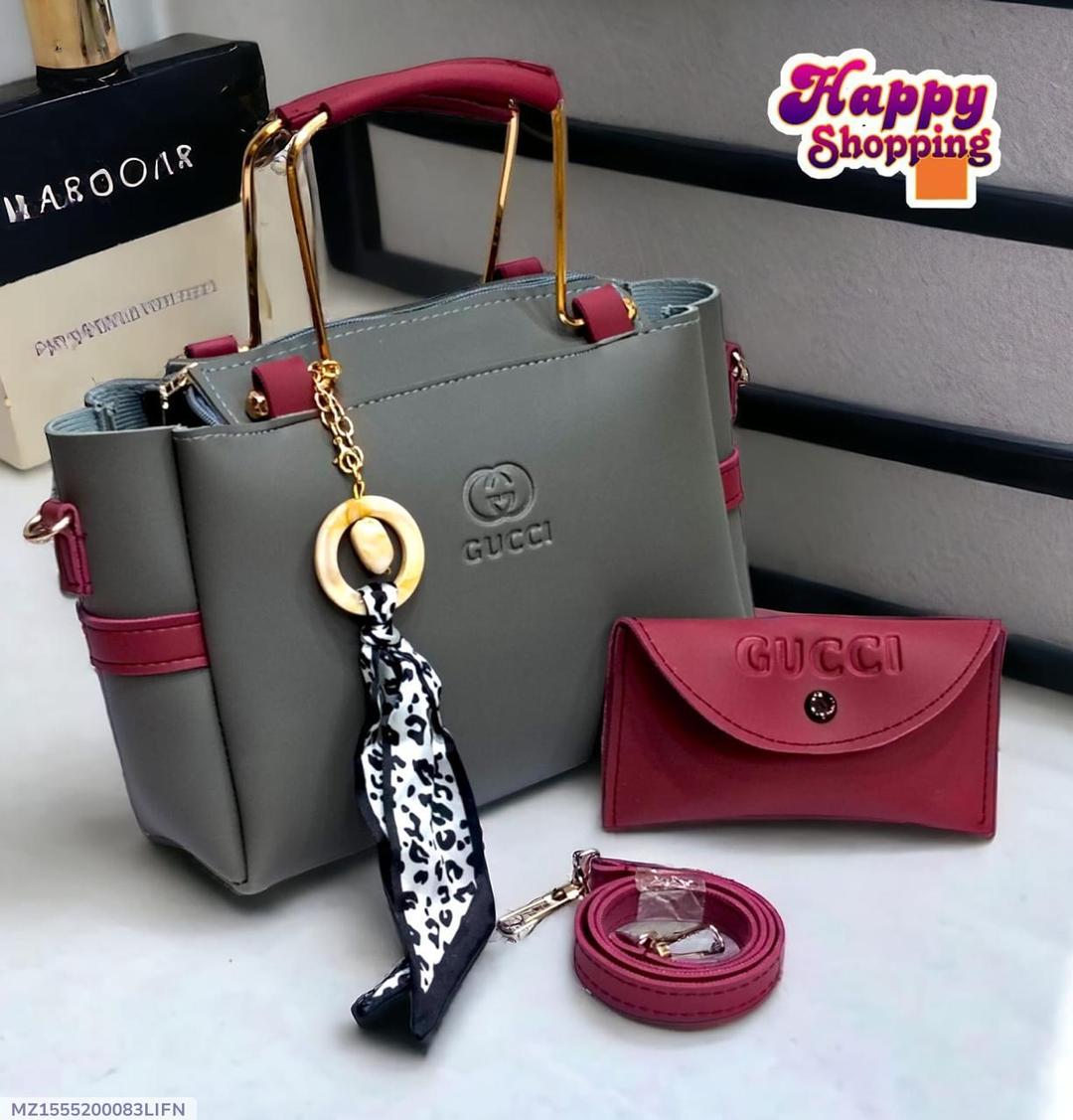 ๐ Product Title:  Women's Rexine Hand Bag Set โ 2 Pcs | Stylish & Functional