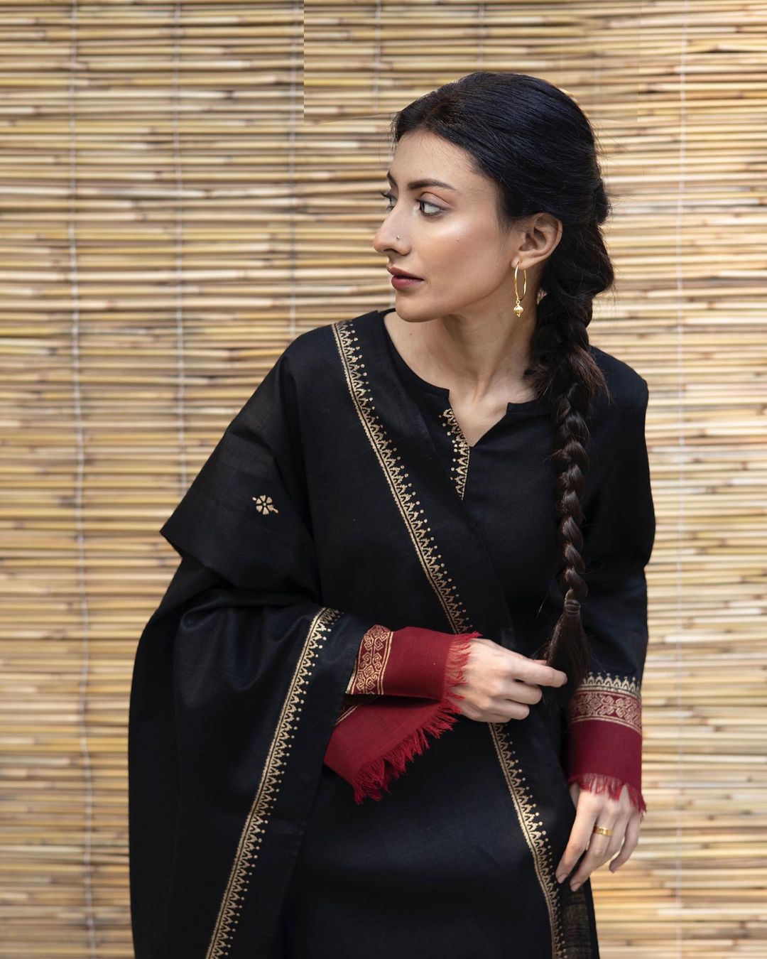 Premium Air-Jet Dhanak-3-Piece Embroidered Unstitched Suit AB