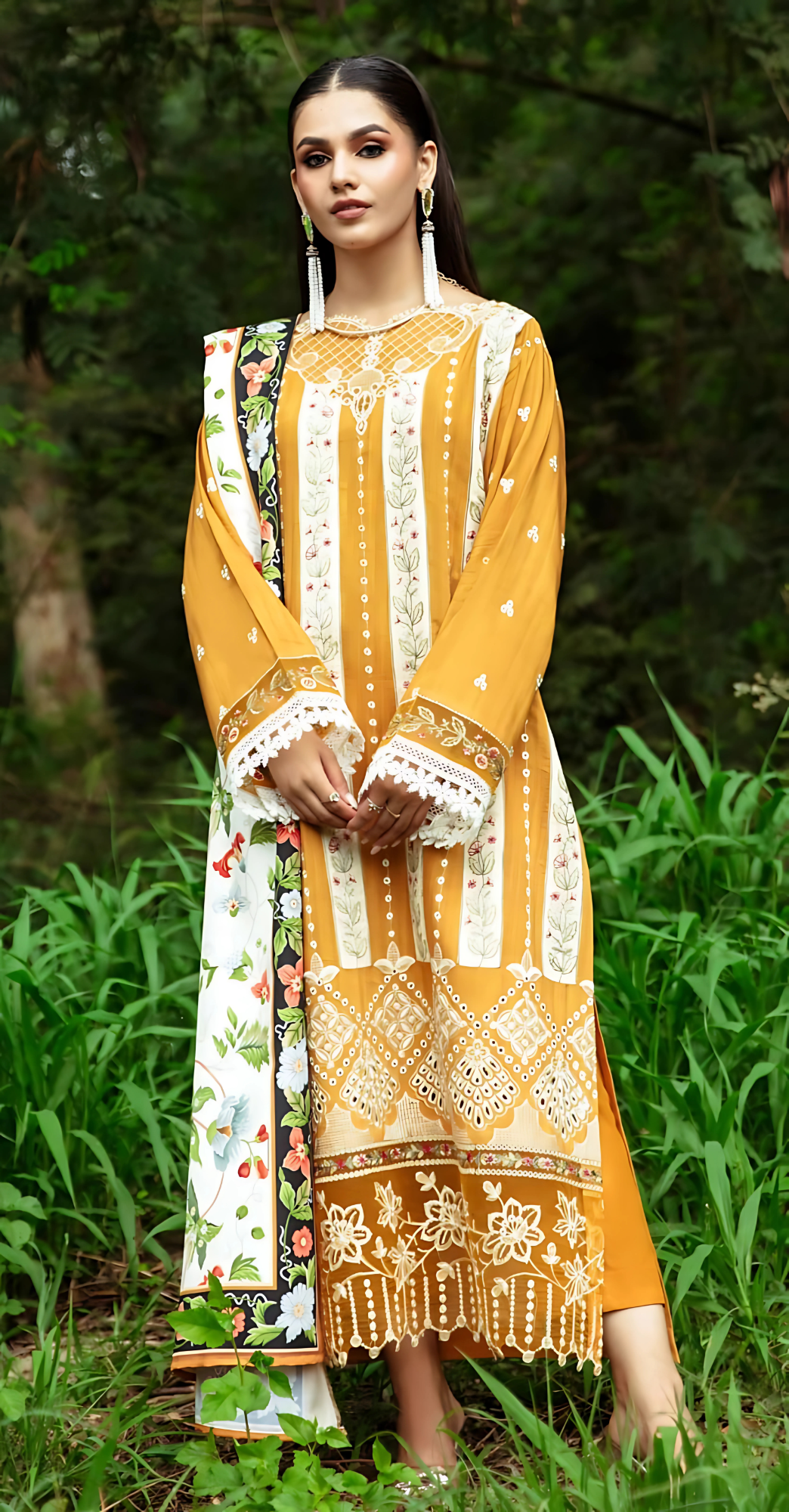 ✨ BRAND: MAHNUR 3PC Peach Wool Suit LUXURY WINTER COLLECTION✨ AB
