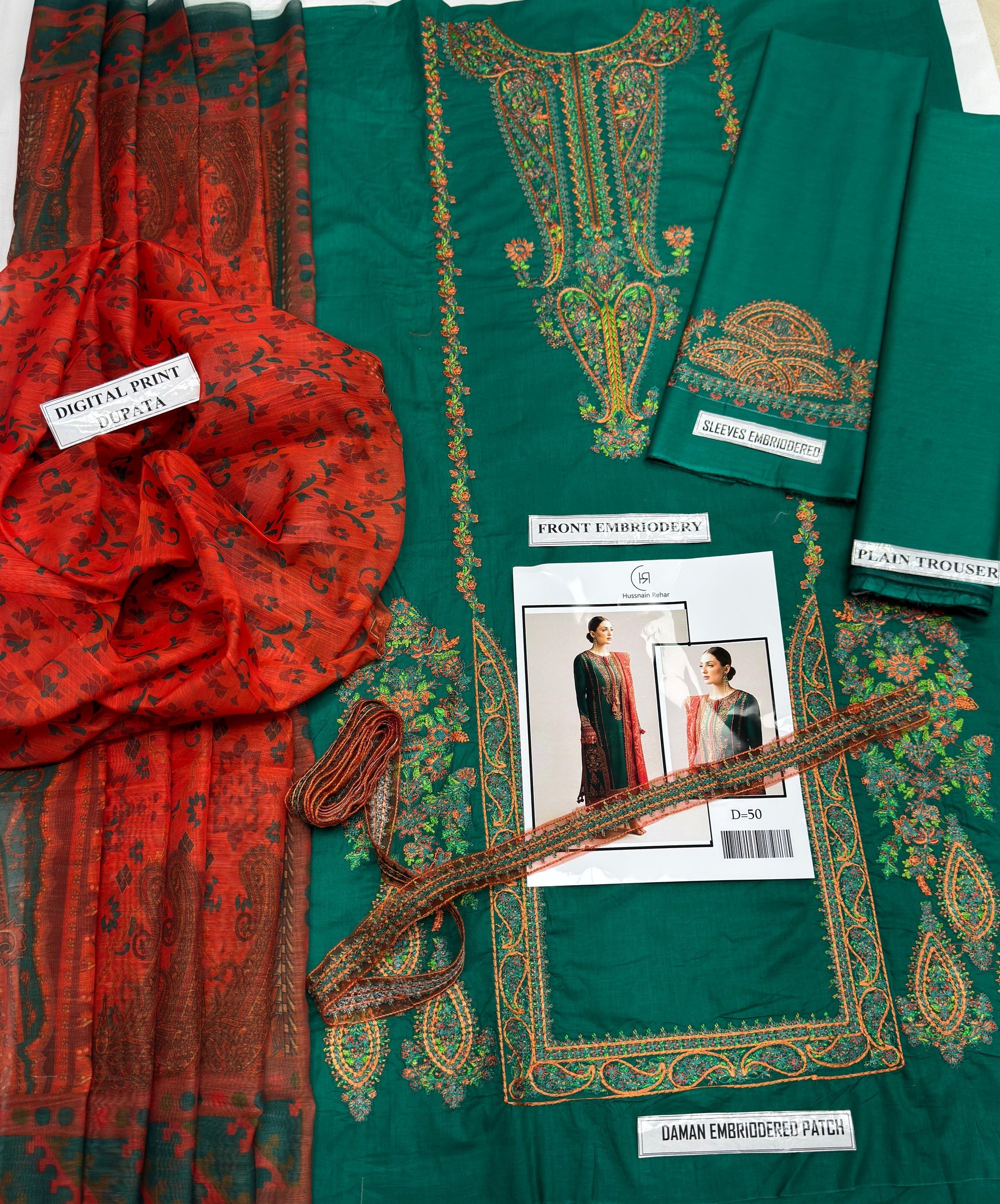 🔥 Winter 2025 Hot Collection 🔥 Premium Dhanak Fabric  Elegant-3-piece Suit  AB