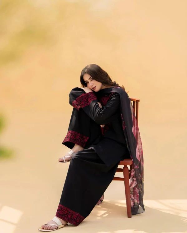 SAPPHIRE – Premium Air-Jet Dhanak 3PC Luxury Embroidered Suit AB