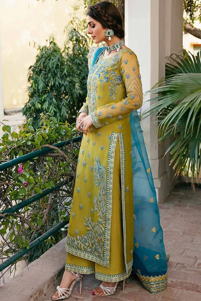 Brand: AKBAR ASLAM – Organza Embroidered Formal 3PC MR