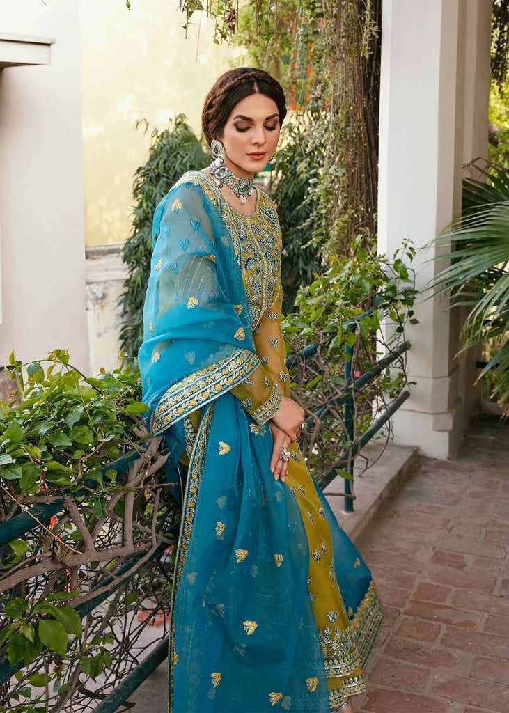Brand: AKBAR ASLAM – Organza Embroidered Formal 3PC MR