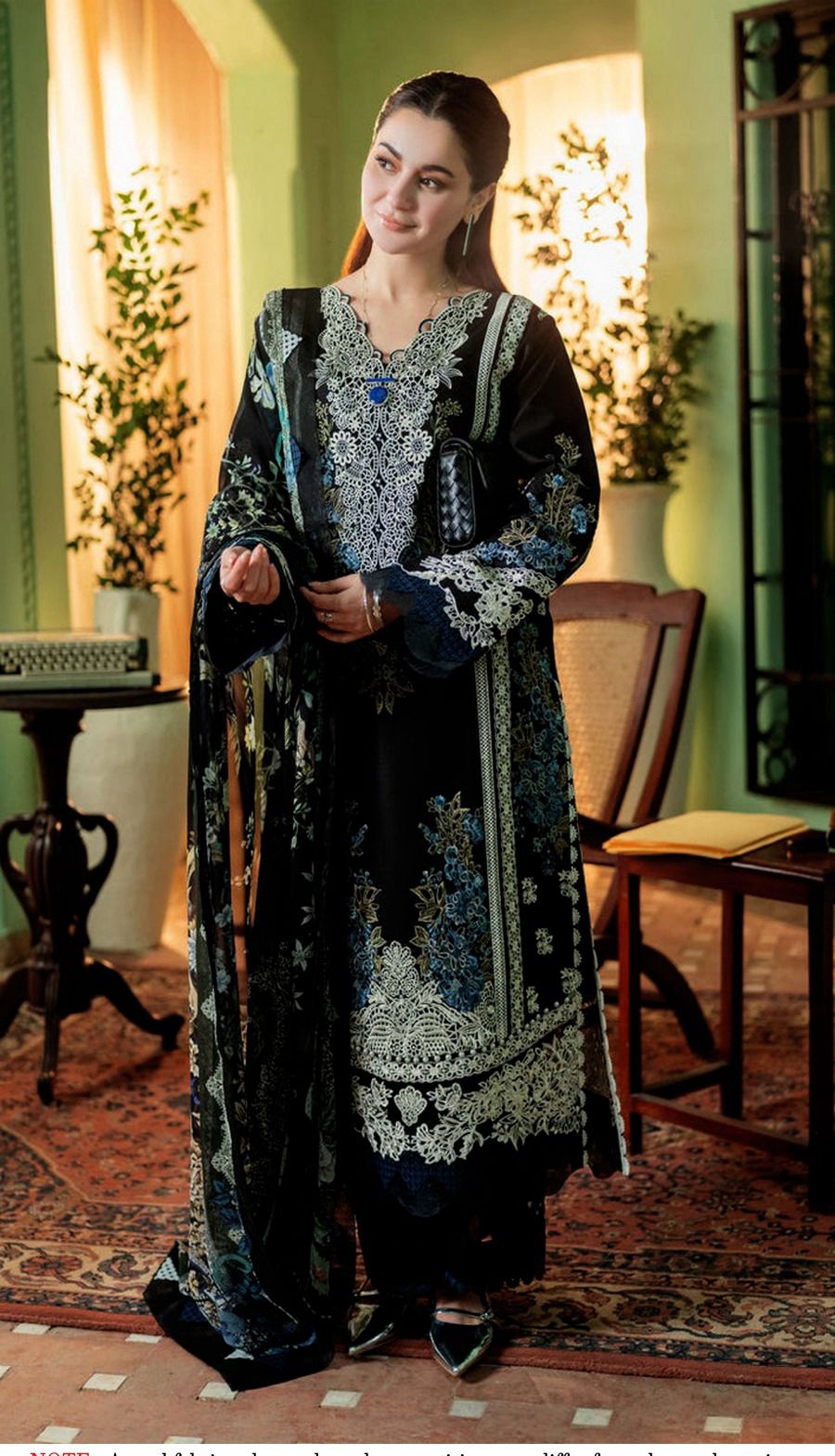Jade Luxury Dhanak  Premium 3-Piece Unstitched Suit AB