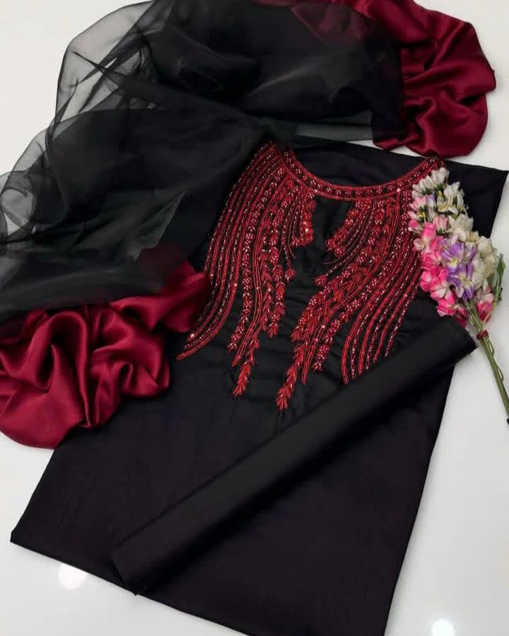 New Arrival – Luxury Shamooz Silk 3-Piece Suit FBL