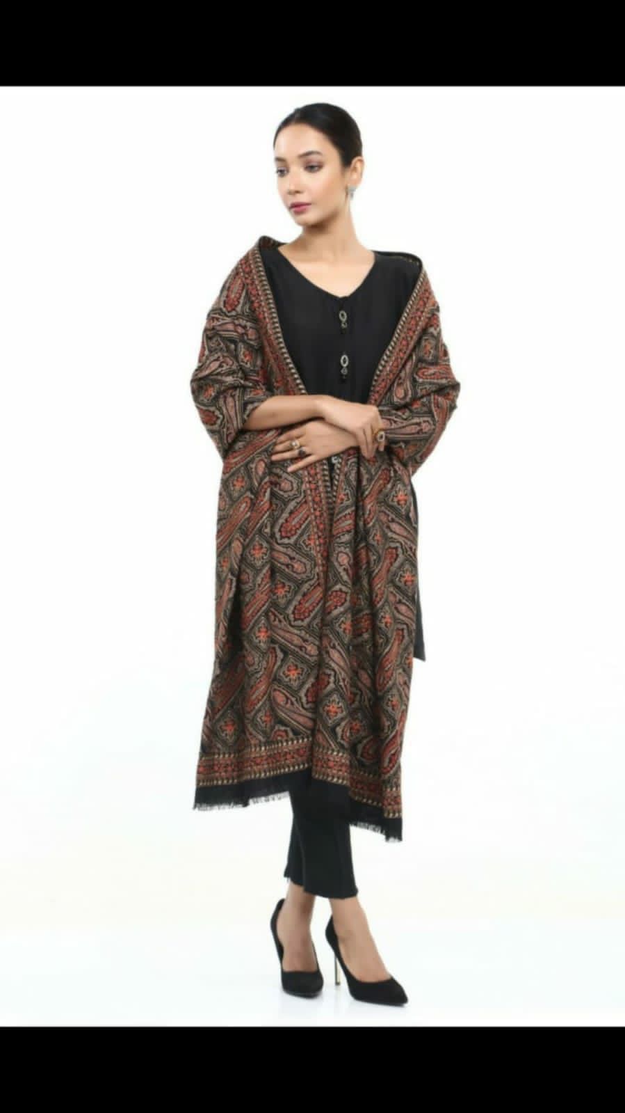 Bareeze Winter 2025 Hot Collection – Dhanak Embroidered 3PC Suit  Unstitched AB