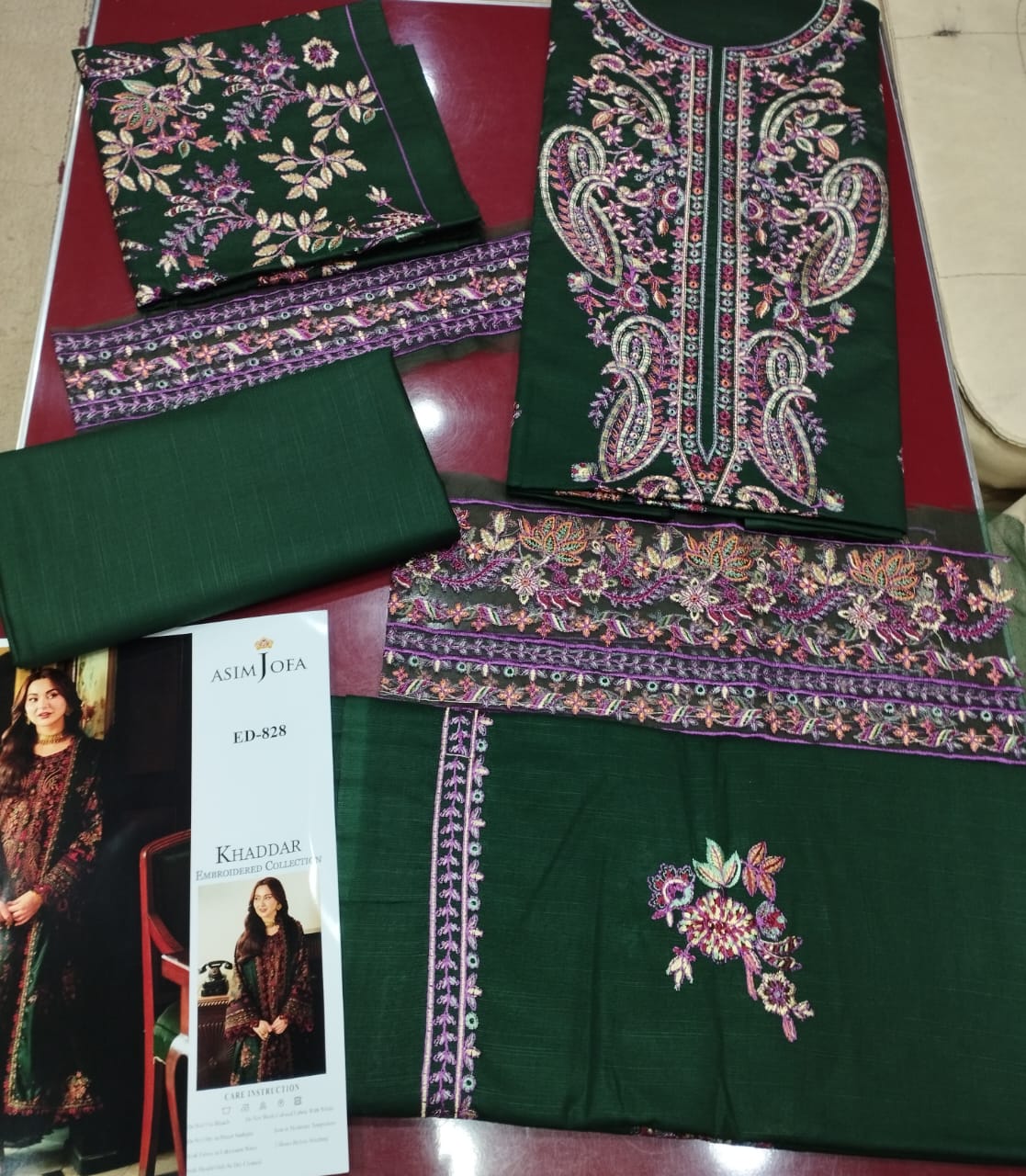 Asim Jofa Luxury Winter Collection – 3 Pic Unstitched AB