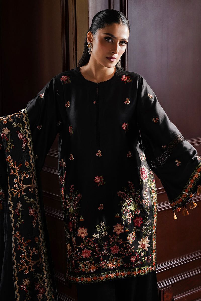 Dhanak fabric– Winter Collection 2025 - 3-piece luxury unstitched suit FBL