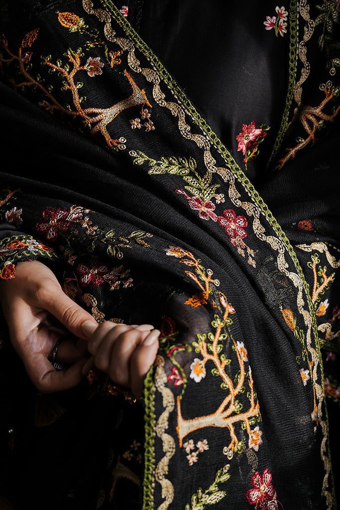 Dhanak fabric– Winter Collection 2025 - 3-piece luxury unstitched suit FBL
