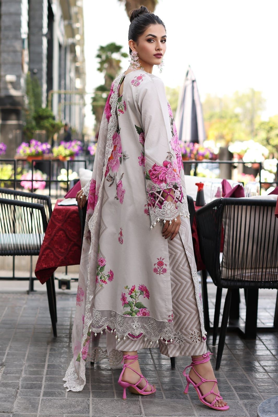 ASIFA NABEEL Shamooz Silk Embroidered & Hand-Embellished Luxury Unstitched 3-Piece MR