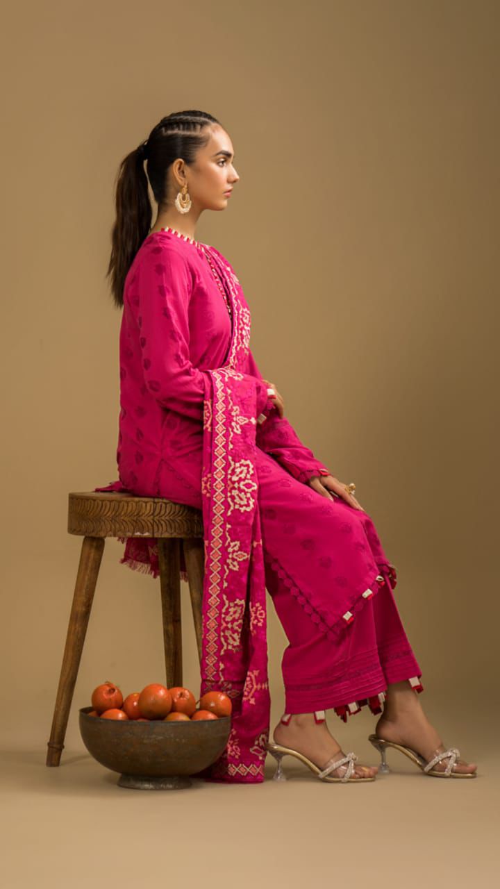 TANA BANA – WINTER 2025 HOT COLLECTION Luxurious-3-Piece Unstitched Dhanak Suit AB