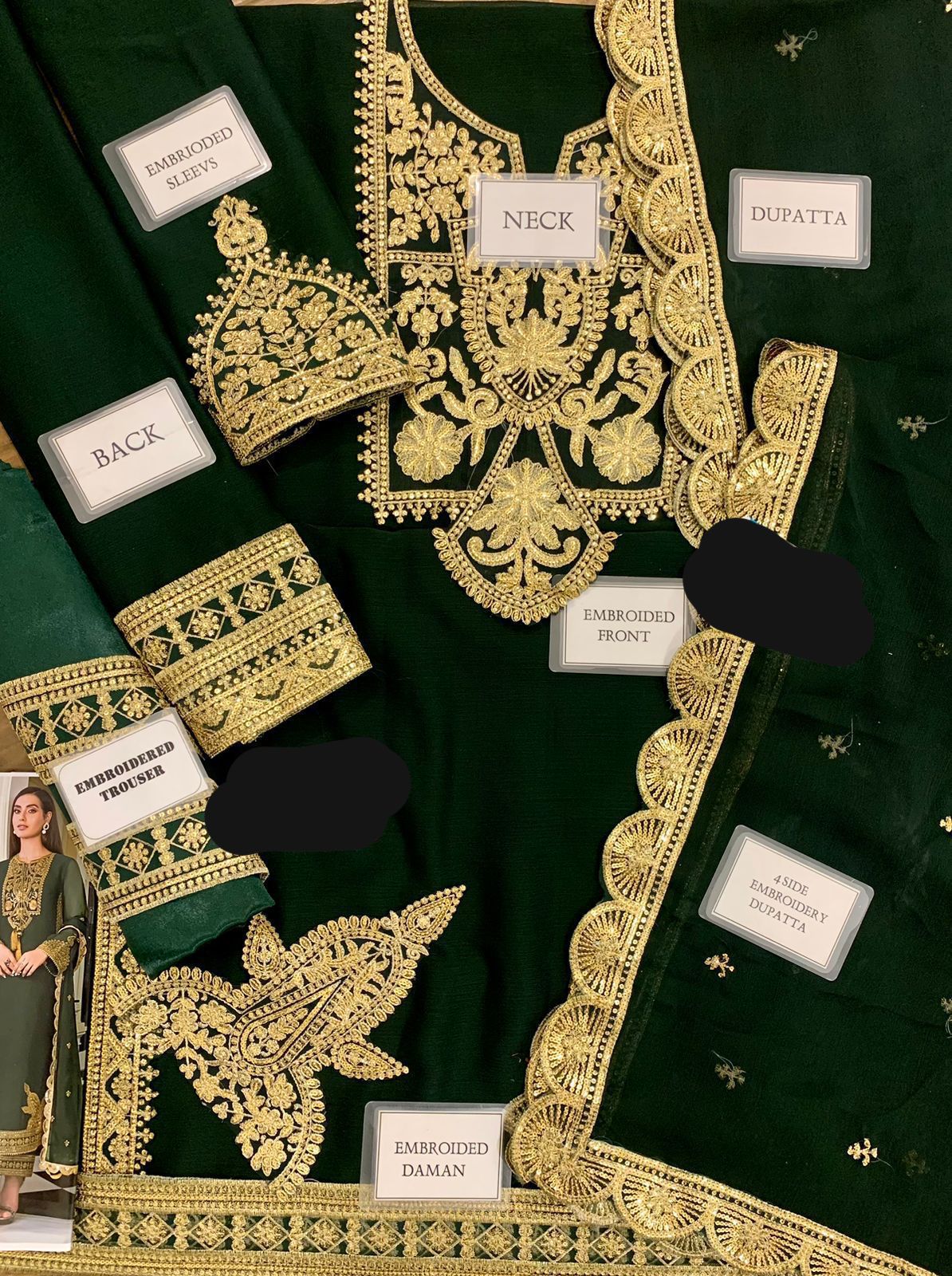 ASIM JOFA – IQRA AZIZ EDIT COLLECTION  Elegant-3-Piece Chiffon Suit AB