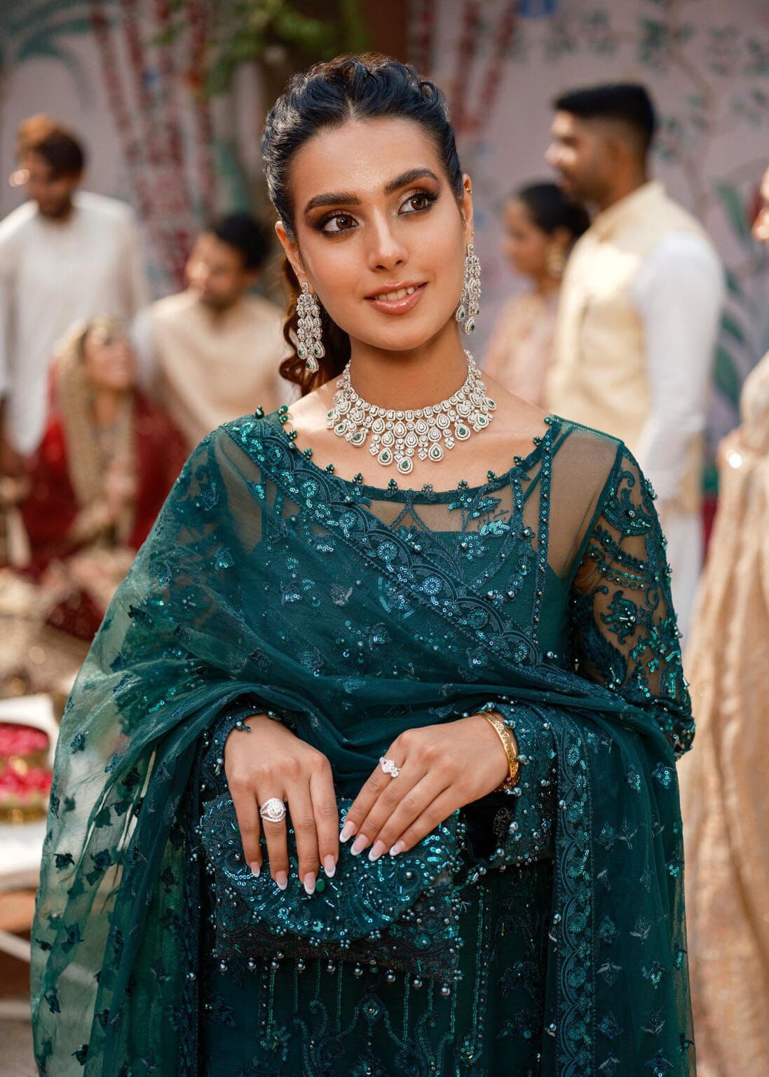 Kanwal Malik’s Organza Embroidered Luxury Unstitched 3-Piece Suit MR