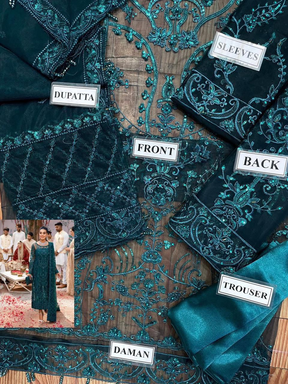 Kanwal Malik’s Organza Embroidered Luxury Unstitched 3-Piece Suit MR