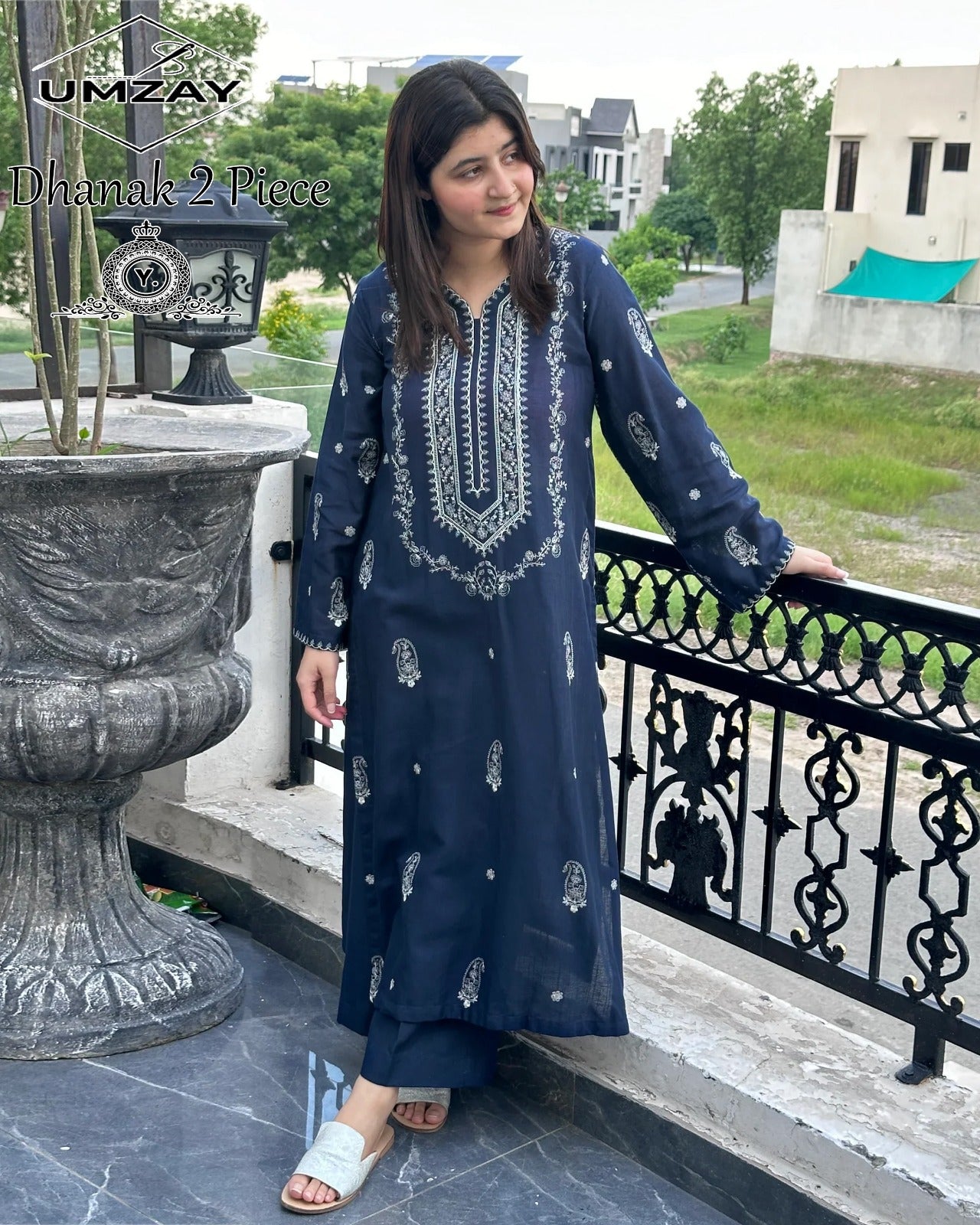 New Arrival — Dhanak Collection 2025/2026 ✨ Premium Air-Jet Dhanak 2-Piece Embroidered Suit FBL