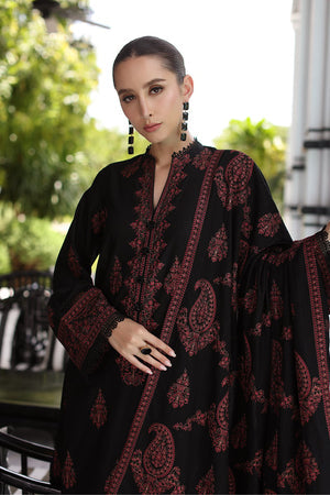 Bareeze Dhanak Embroidered Luxury Unstitched 3PC Suit – Winter Collection 2025 MR