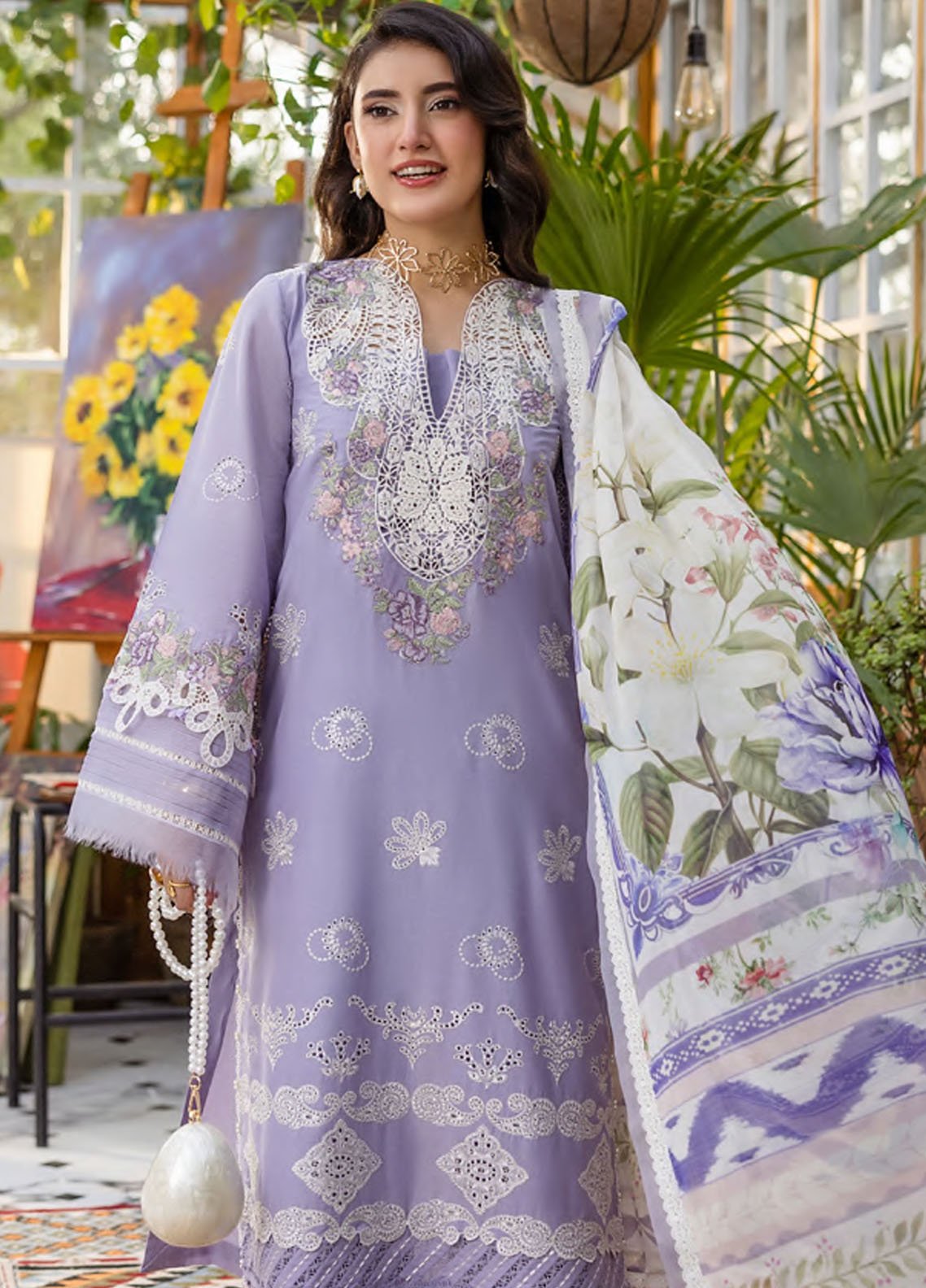 Winter 2025 Hot Collection by Elaf Elegant-3-Piece Suit AB