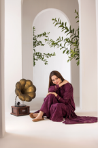 Sobia Nazir Winter 2025 Hot Collection Premium Dhanak  Luxurious-3-Piece Suit AB