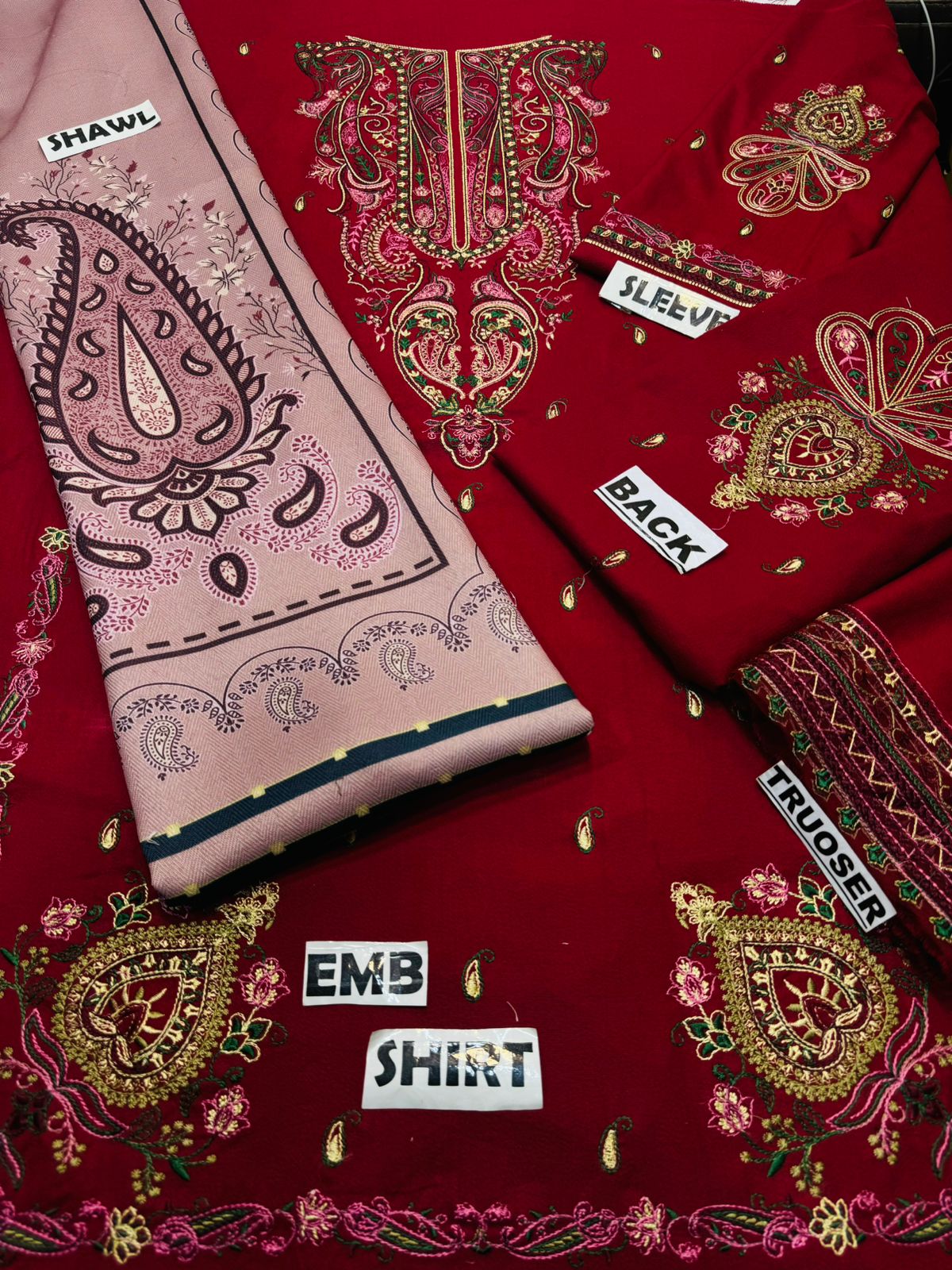 ❄ COCO BY ZARA SHAHJAHAN – WINTER 2025 HOT COLLECTION ❄  3 PCS UNSTITCHED SUIT  AB