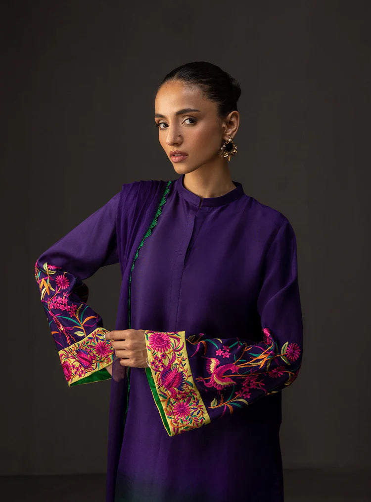 ✨ Tie Dye Digital Printed Collection – Silk 3PC ✨  Premium Shamooz Silk AB