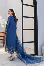 QALAMKAR BY SAHIL – LUXURY  Full Net (Premium Quality) 3 Pcs Unstitched AB