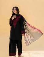 SAPPHIRE – Premium Air-Jet Dhanak 3PC Luxury Embroidered Suit AB
