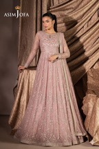Asim Jofa Luxury Embroidered Chiffon Maxi 3PC Unstitched Suit MR