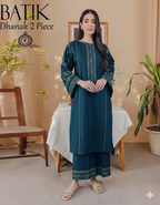 ✨DHANAK COLLECTION 2025/2026 ✨ Premium Air-Jet Dhanak 2-Piece Unstitched Embroidered Suit  FBL