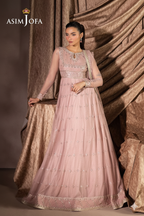 ASIM JOFA Chiffon Embroidered Sequin Luxury Unstitched Maxi 3-Piece MR