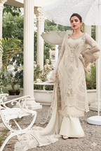 Maria B Luxury Embroidered Chiffon 3PC Unstitched Suit AB