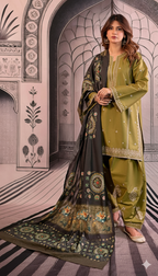 Urge Winter 2025 – Dhanak Embroidered 3PC Suit AB