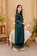 ✨DHANAK COLLECTION 2025/2026 ✨ Premium Air-Jet Dhanak 2-Piece Unstitched Embroidered Suit  FBL