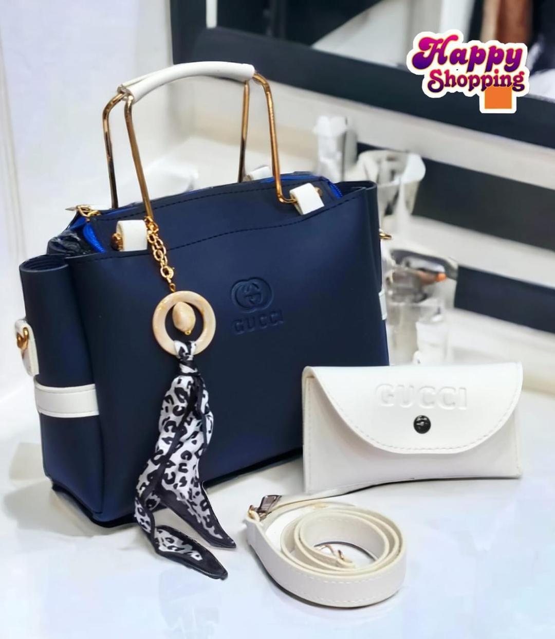 👜 Product Title:  Women's Rexine Hand Bag Set – 2 Pcs | Stylish &amp; Functional