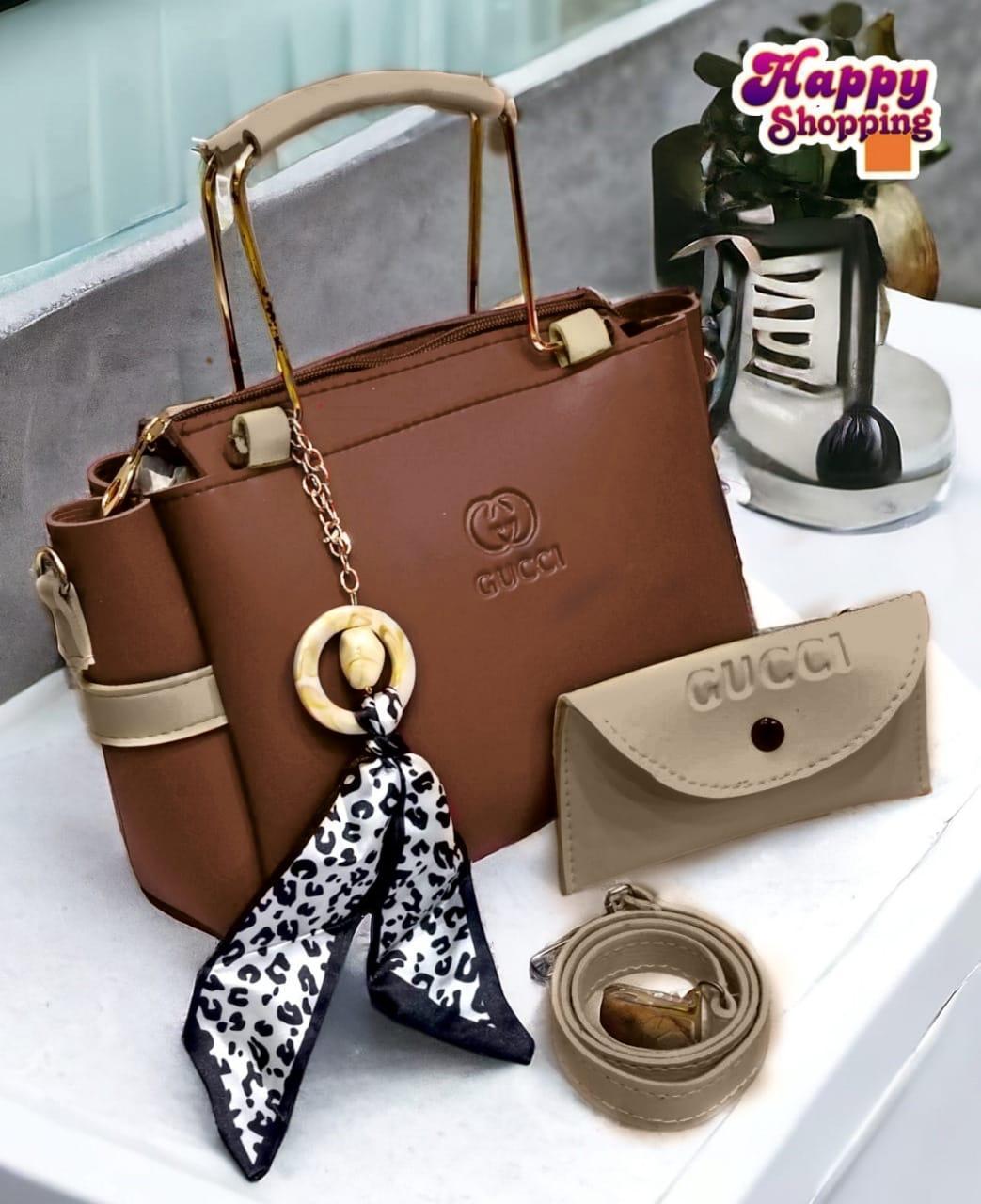 👜 Product Title:  Women's Rexine Hand Bag Set – 2 Pcs | Stylish &amp; Functional