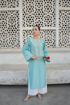 2PC Fully Embroidered Linen Unstitched Collection TSC