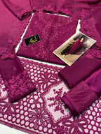 AZURE Chiffon Embroidered Sequin Luxury Unstitched 3-Piece MR