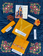AISLING – Premium Air-Jet Dhanak 3PC Embroidered Suit AB
