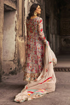 ✨  Charizma Unstitched Replica ✨  Luxury Chiffon Embroidered 3PC Suit FBL