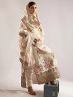 Original Pure Organza Embroidered Luxury Dress AB