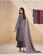 Tana Bana Winter 2025 – Dhanak Embroidered 3PC Unstitched Suit AB